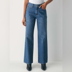 Aritzia Denim Forum (24) “Farrah” Hi-Rise Wide Leg Medium Wash Jeans